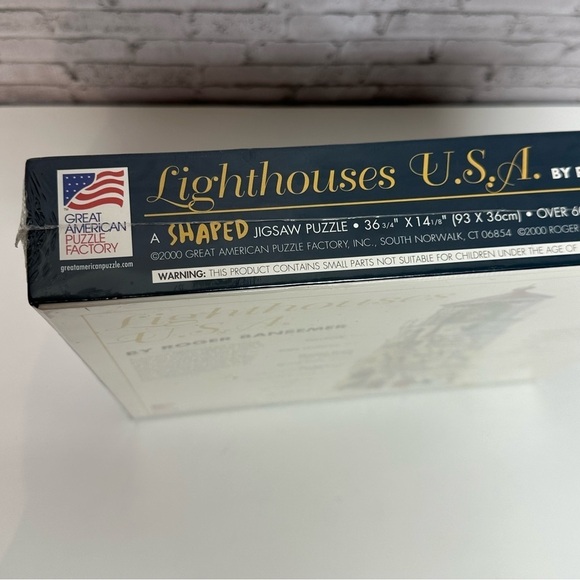 Great American Puzzle Factory 9800 Lighthouses USA Jigsaw Over 600+ PC SEALED - Picture 15 of 16